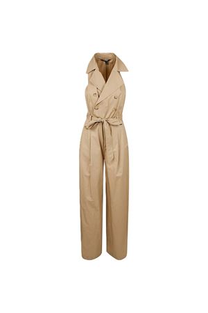 Woven-Wide Leg-Jumpsuit-Paper Touch Twill LAUREN RALPH LAUREN | Tracksuit | 200P13457001